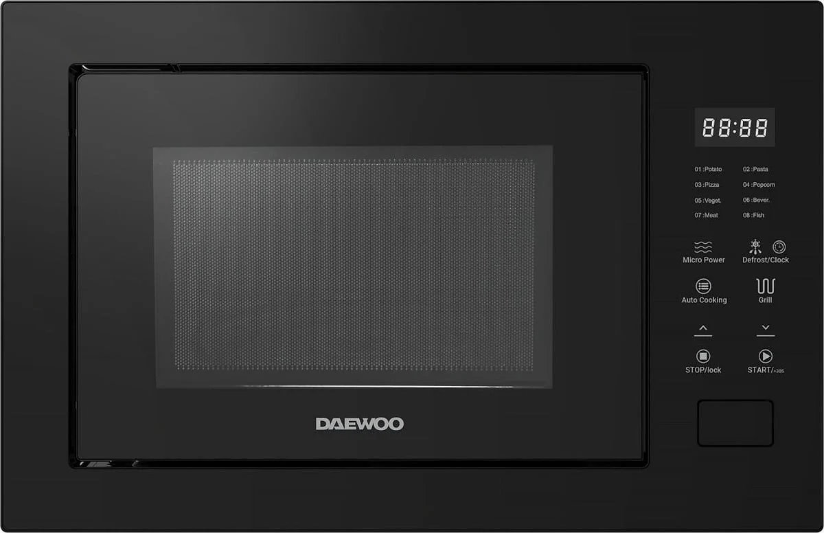 Microondas encastre Daewoo MD-FP251GS 25 L Grill 850 W Negro