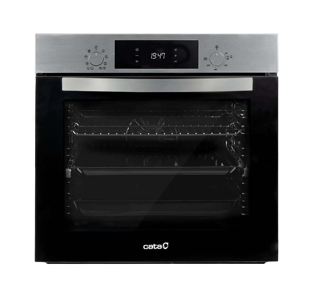 Horno Multifunción Cata MDS8101FB 73 L Cristal Negro Clase A