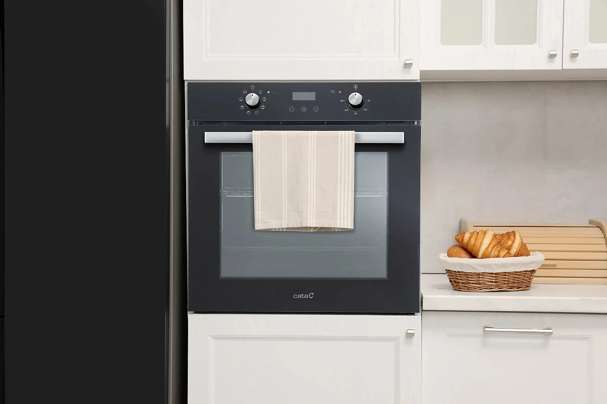 Horno Multifunción Cata MDS8101FB 73 L Cristal Negro Clase A