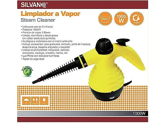 Mini Vaporetas Silvano 1000 W Potente y Compacta