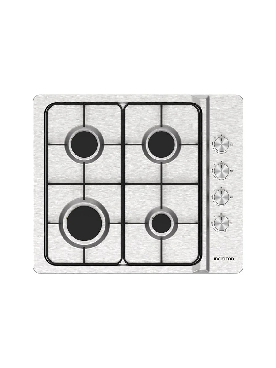 Encimera Infiniton GAS4BNAI 4 Fuegos 60 cm Inox