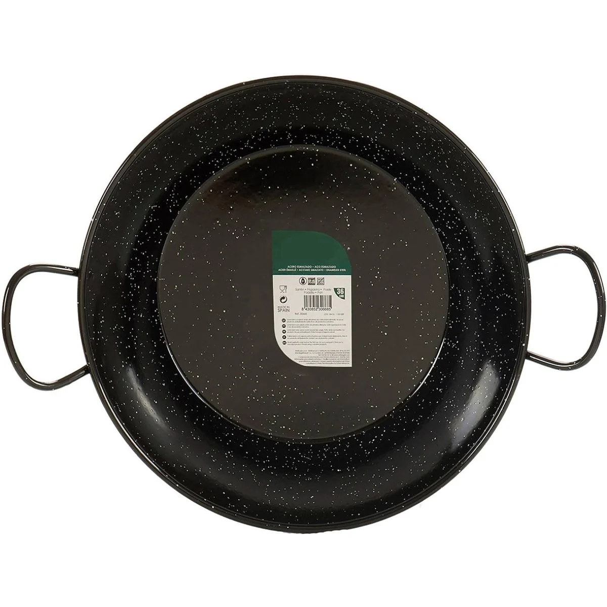 Paellero Hondo La Dehesa 36 cm Ideal para Paellas