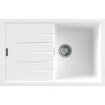 Fregadero Nodor Granito 78x50 1 Seno Blanco