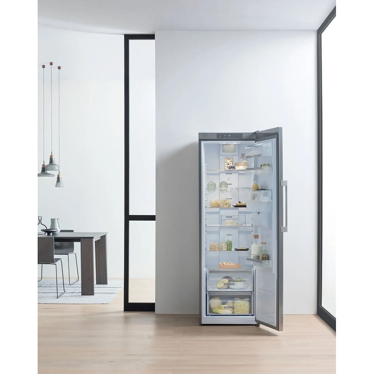 Frigorífico Whirlpool 1.P 188X60 E Inox Cíclico