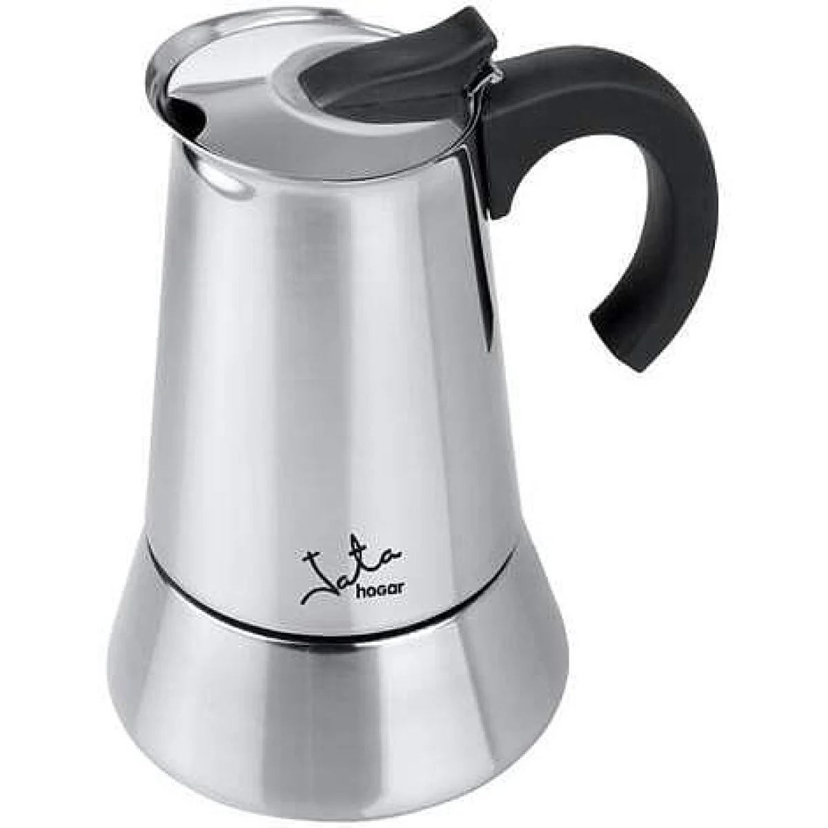 Cafetera italiana Jata CAX104 4 Tazas Acero Inoxidable Inducción