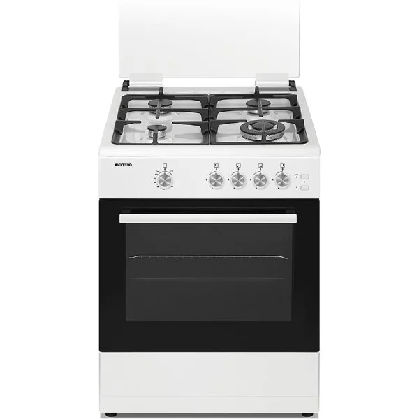 Cocina Gas Infiniton CC60BLE 4 Fuegos 60 cm Blanca