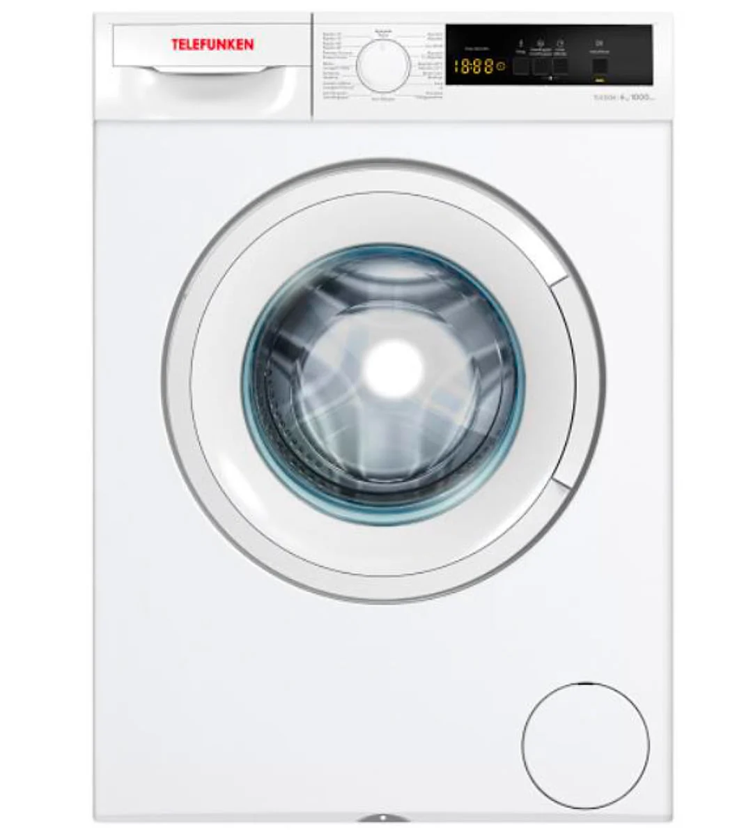Lavadora Telefunken TLK7A12 7 Kg 1200 rpm Clase A Inverter Blanca