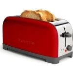 Tostador Taurus 2 Ranuras Vintage Rojo 1400 W Descongelar