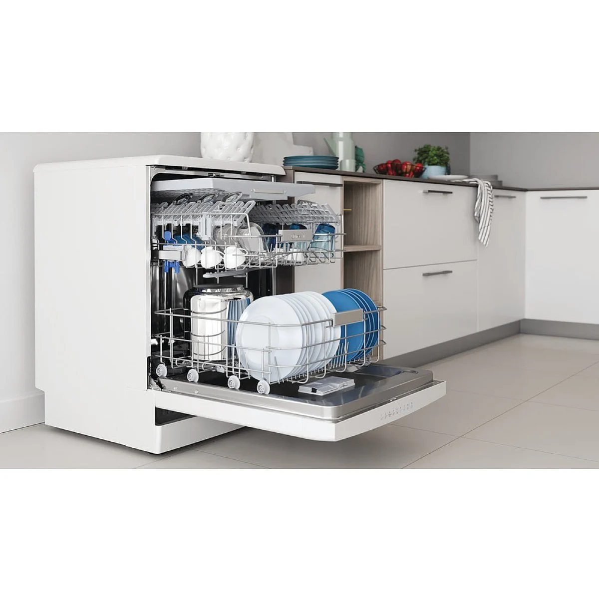 Lavavajillas Indesit DFO3T133AF 60 cm 14 cubiertos Clase D Blanco