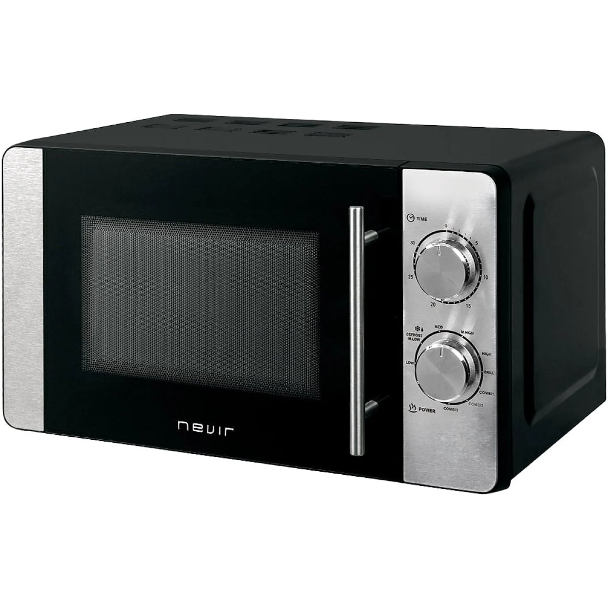 Microondas Nevir NVR-6235MGS 20 L Grill Negro Inox