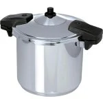 Olla a presión rápida Jata OPC4 4 L Acero Inoxidable 3 sistemas de seguridad