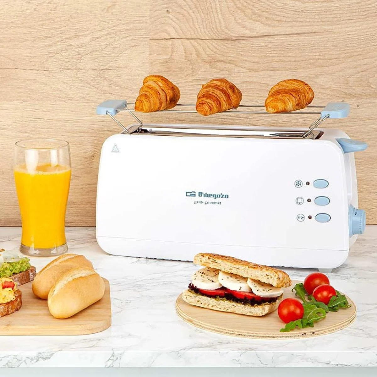 Tostador Orbegozo TO4014 850W Boca Ancha