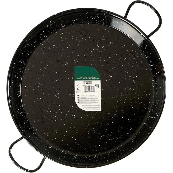 Paellera esmaltada Bronpi 55 cm 16 raciones Acero