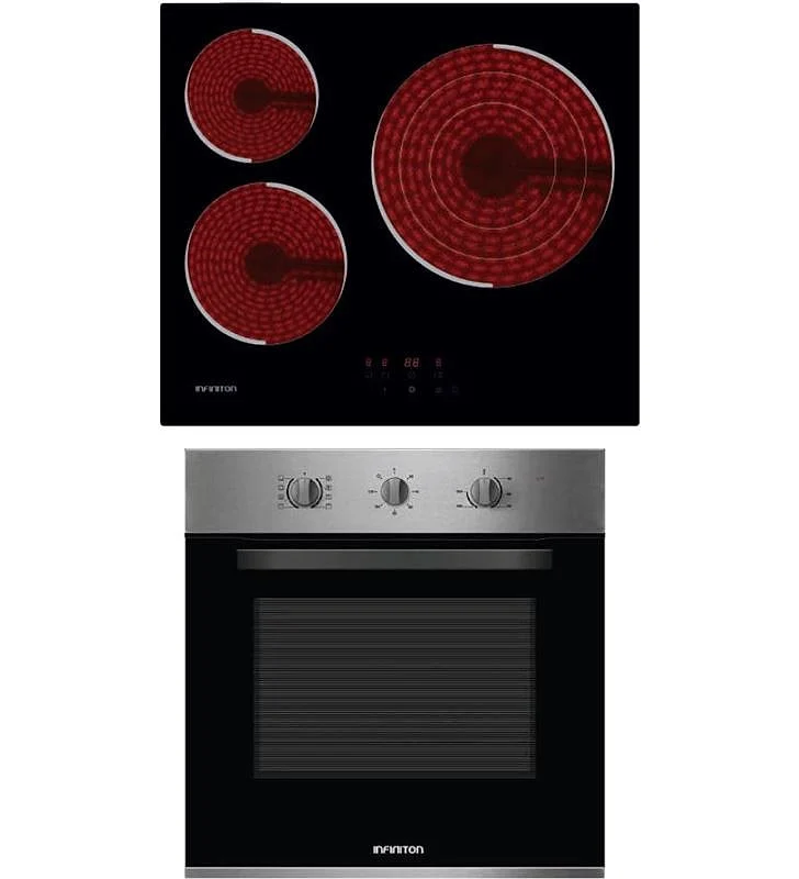 Conjunto Infiniton Vitro 3.F + Horno Multifunción