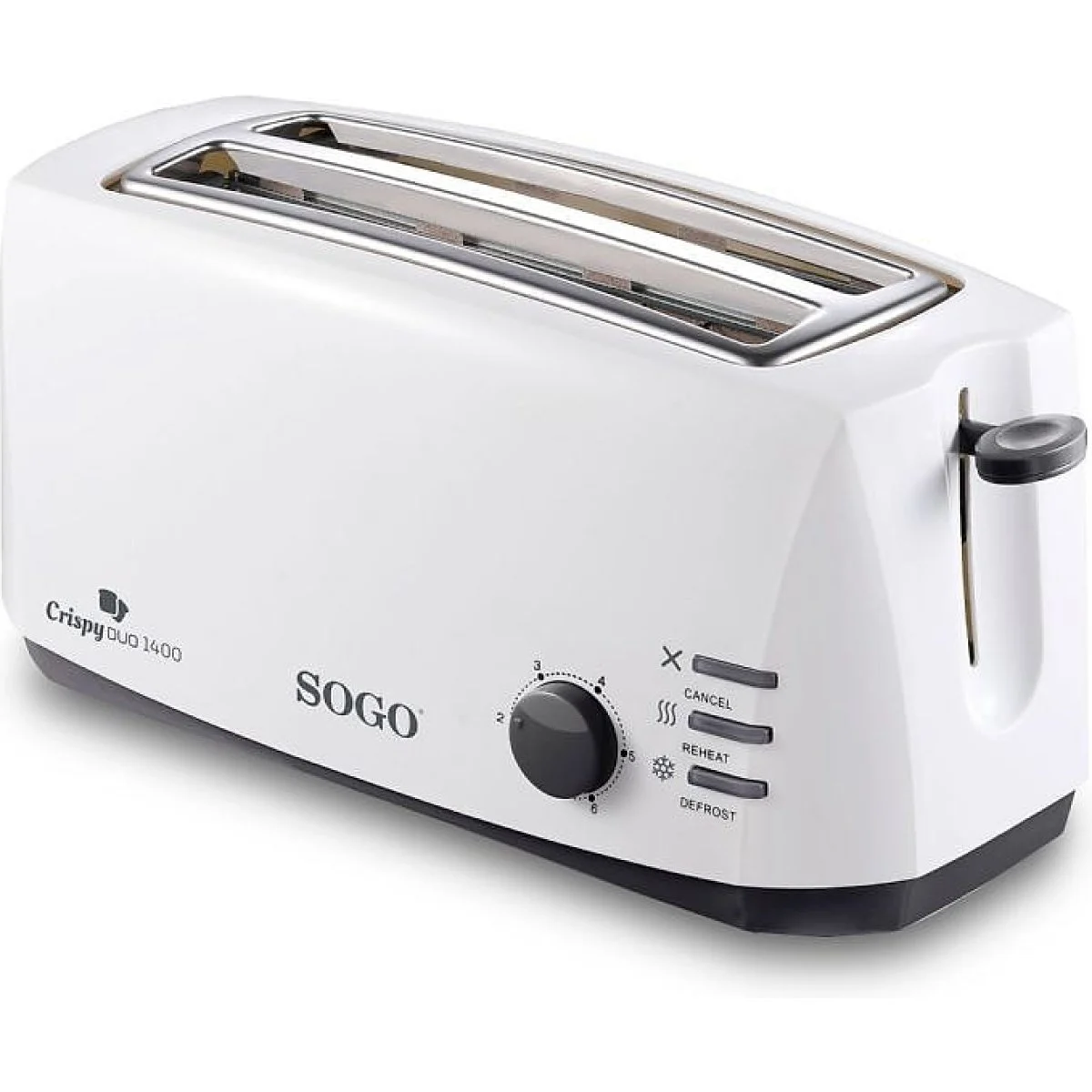 Tostador Sogo SS5485 4 Rebanadas 1400W Blanco