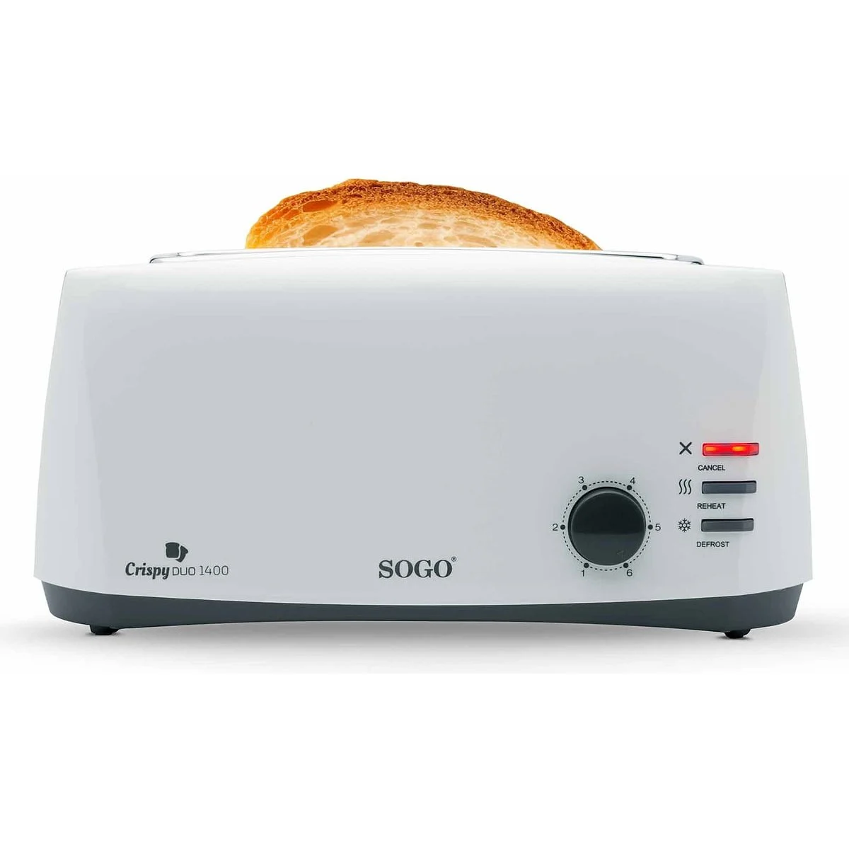 Tostador Sogo SS5485 4 Rebanadas 1400W Blanco