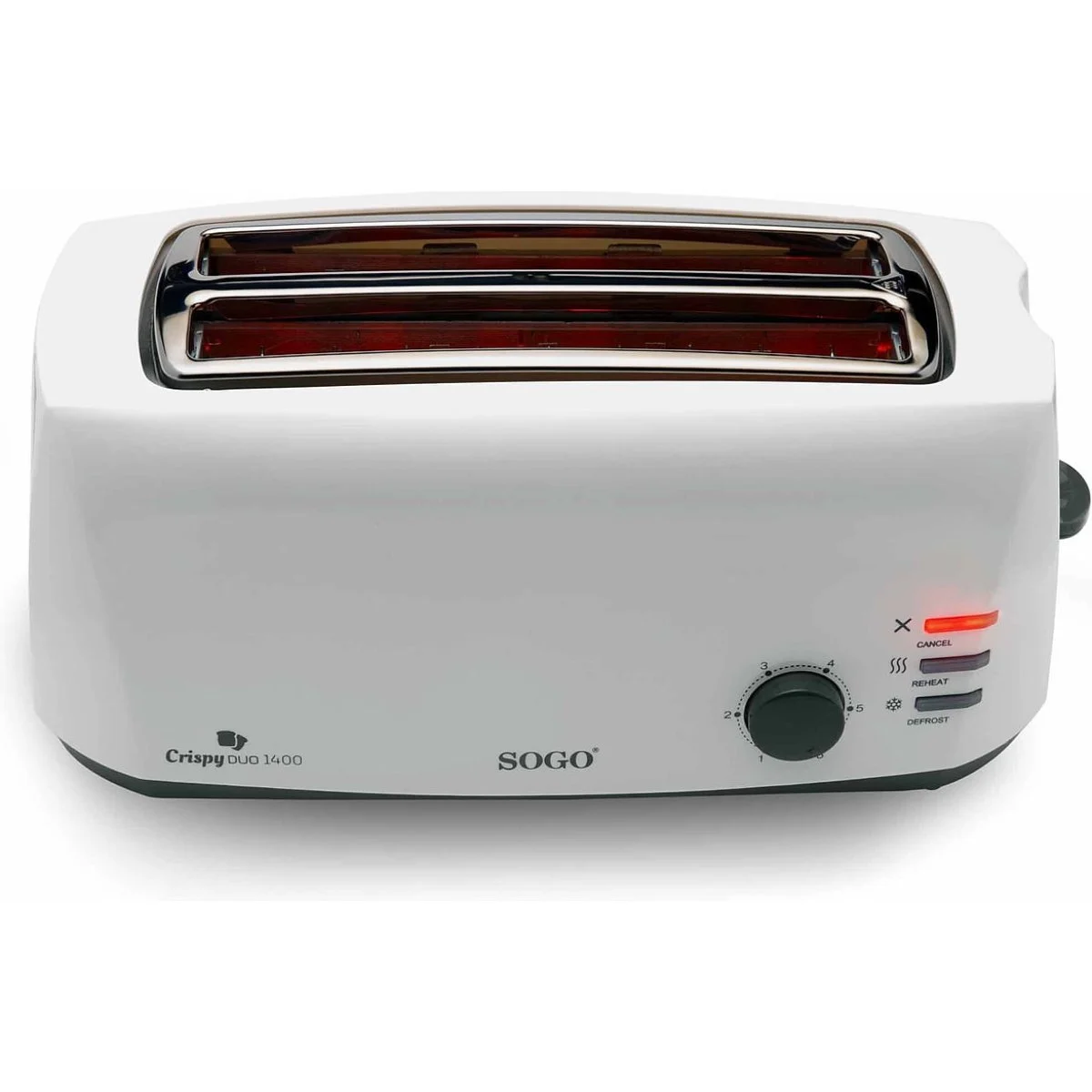 Tostador Sogo SS5485 4 Rebanadas 1400W Blanco