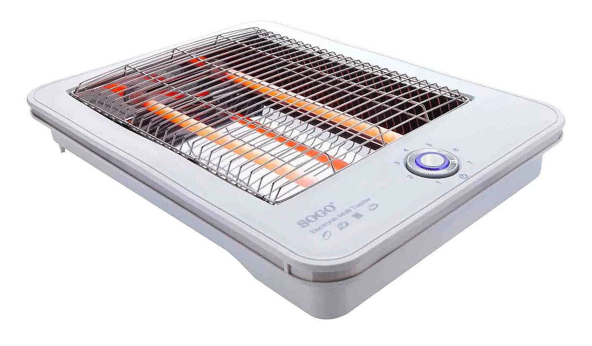 Tostador Horizontal Sogo SS5318 4 Rebanadas 700 W Blanco