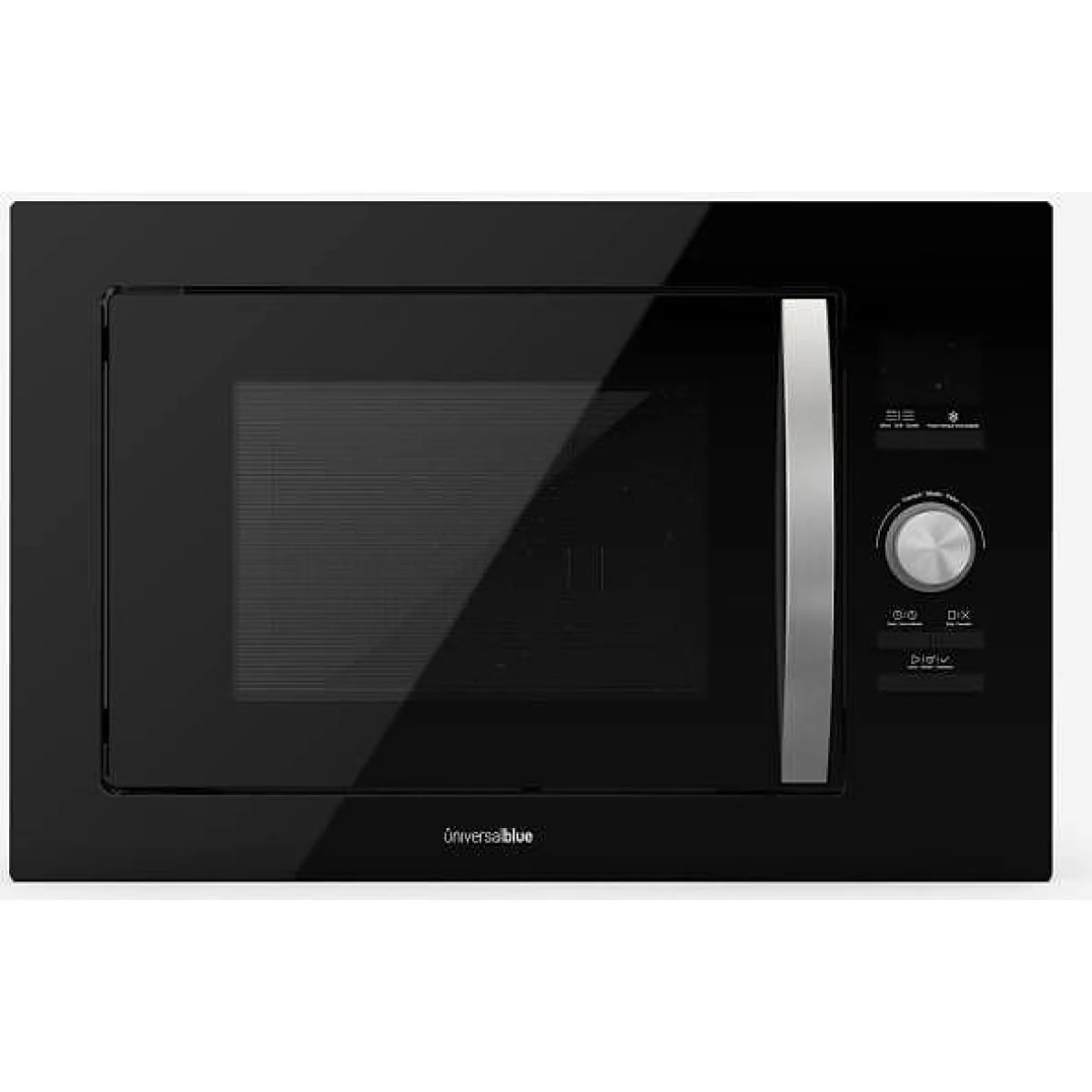 Microondas encastre Universal B 25L Negro Cristal