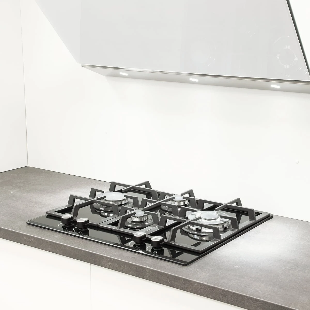 Encimera Cristal Gas Cata LCIB 6031 BK 4 Fuegos Negra
