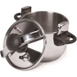 Olla a presión Jata Clásica OPC10 10 Litros Acero Inoxidable