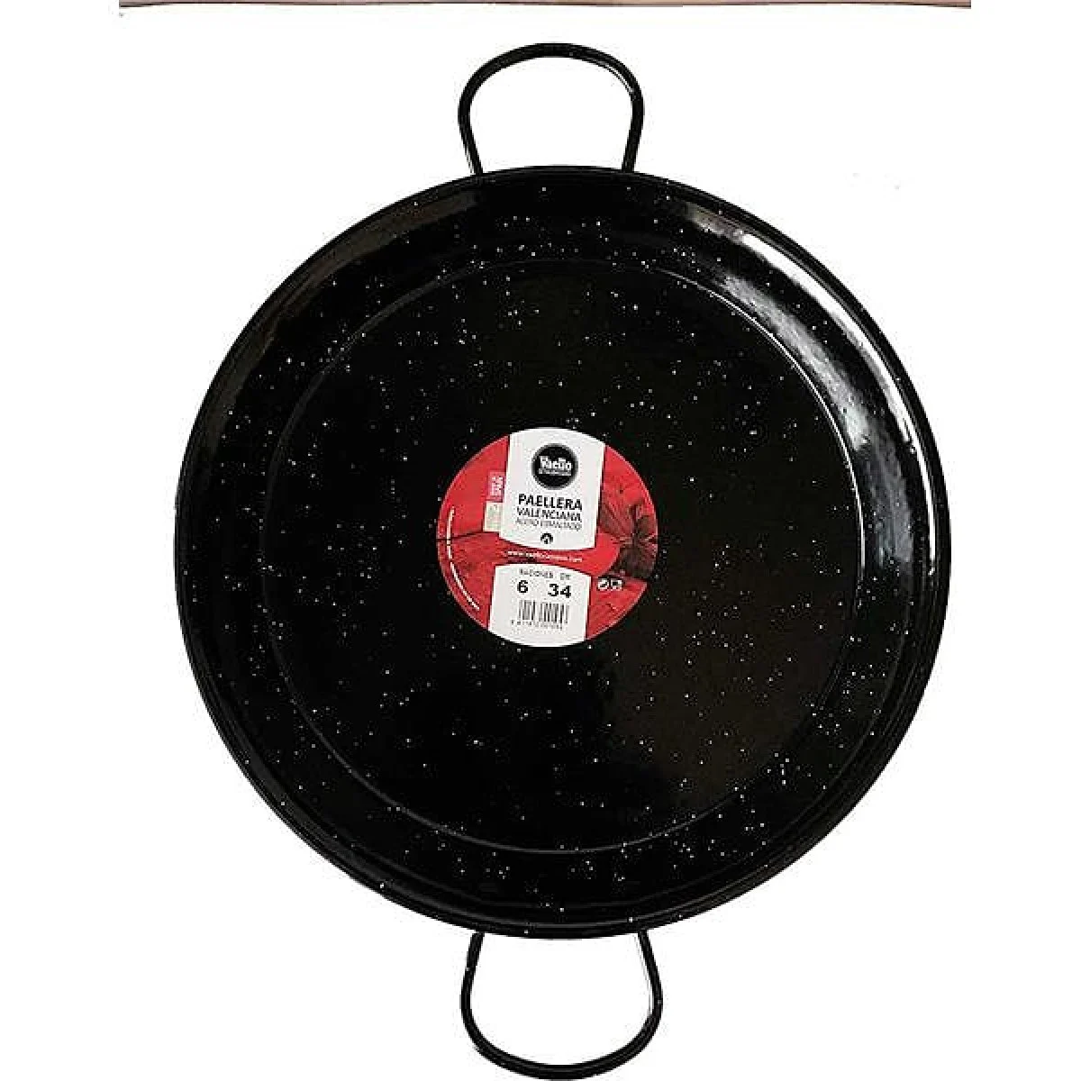 Paellera Garcima ESMALTADA 34 CM 6 RACIONES Inducción Vitrocerámica