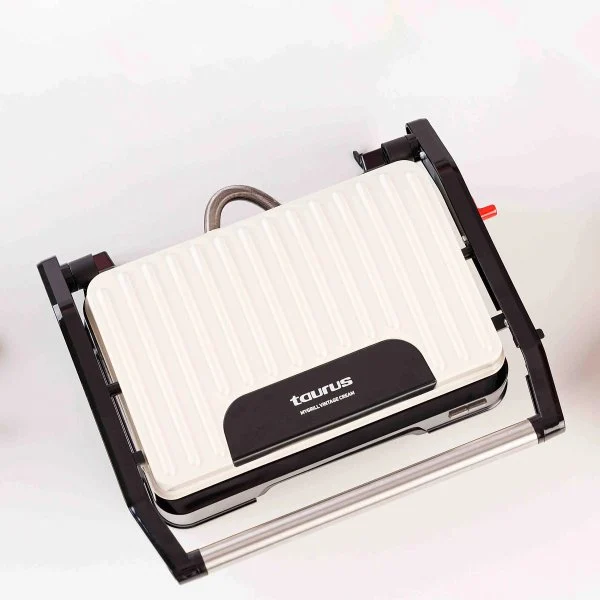 Panini Grill Taurus 1000W Vintage Cream 23x14.5