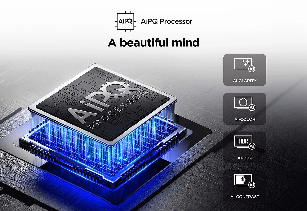 Pantalla LED TCL 43" SMRT TV QLED 4K AiPQ Processor