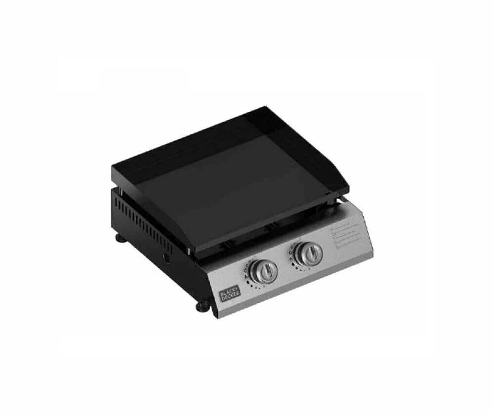 Plancha Asar Gas Black&Decker BXOP4900E 2 Fuegos
