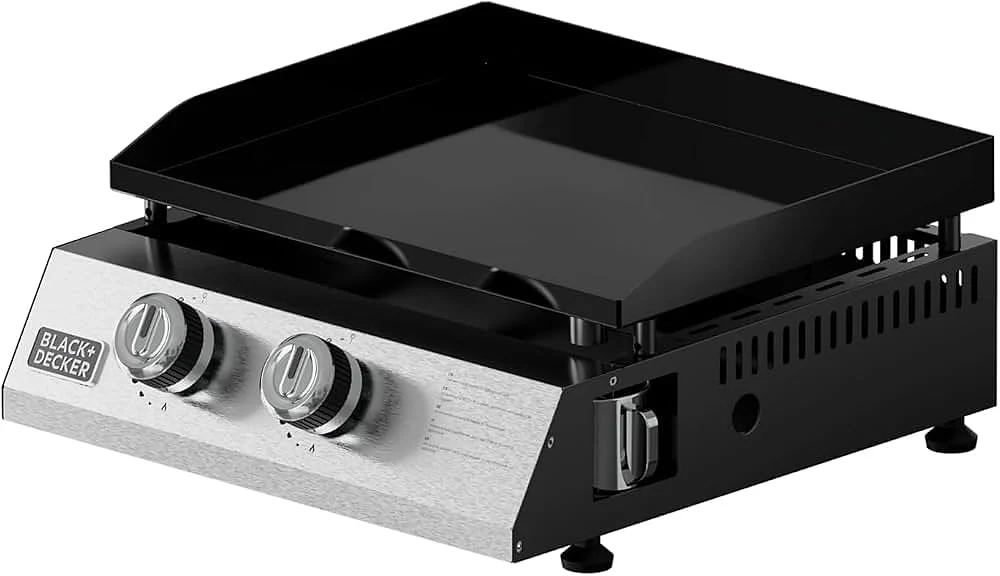 Plancha Asar Gas Black&Decker BXOP4900E 2 Fuegos