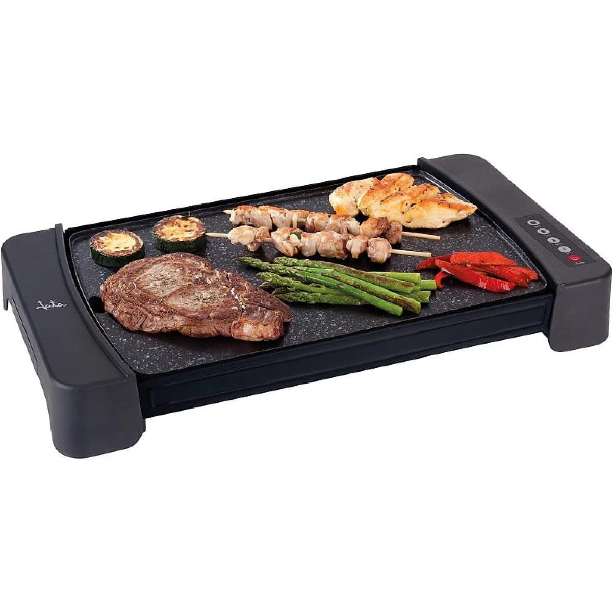 Plancha Asar Jata JEGR2851 2600 W 46x28 cm 4 Temperaturas Antiadherente