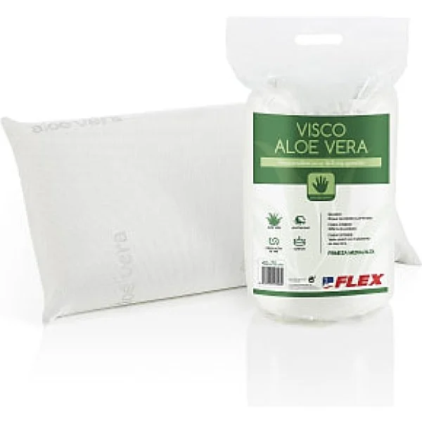 Almohada Aloe Vera Visco 135 cm Antialérgica