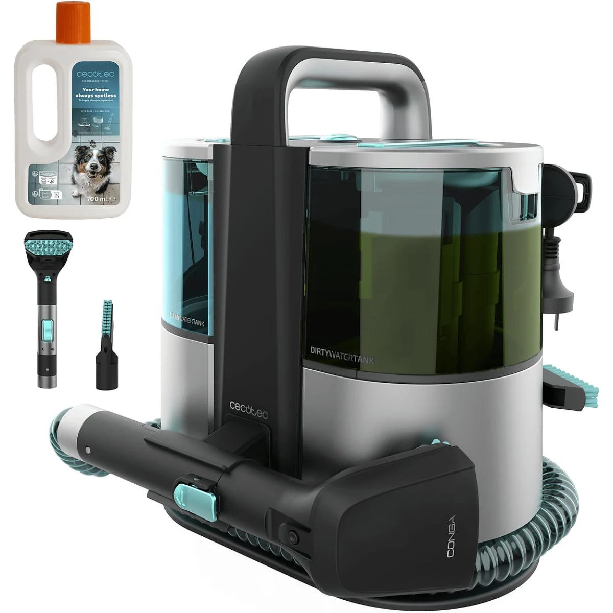 Aspirador de Tapicerías Cecotec Conga 4000 Carpet&Spot Clean 400 W 3 en 1