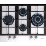 Encimera de Gas Cata LCI 6031 WH 4 Fuegos Cristal Blanca