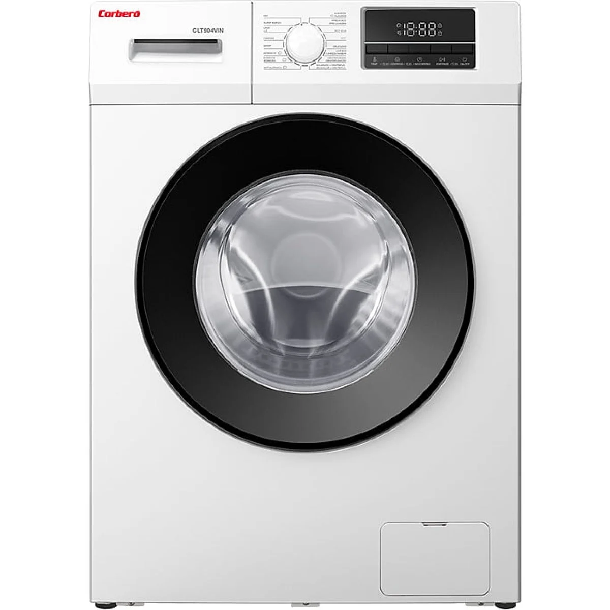 Lavadora Corbero CLT904VIN 9 Kg 1400 rpm Clase A Inverter Blanco