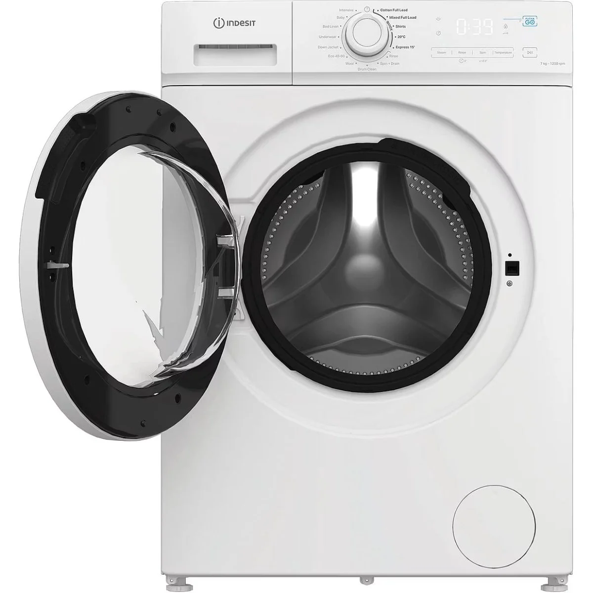 Lavadora Indesit IMA762MYTIME 7 Kg 1200 rpm Clase A Inverter Blanco