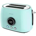 Tostadora Cecotec ClassicToast 8000 Blue Double 800 W 2 Ranuras Extraanchas Digital