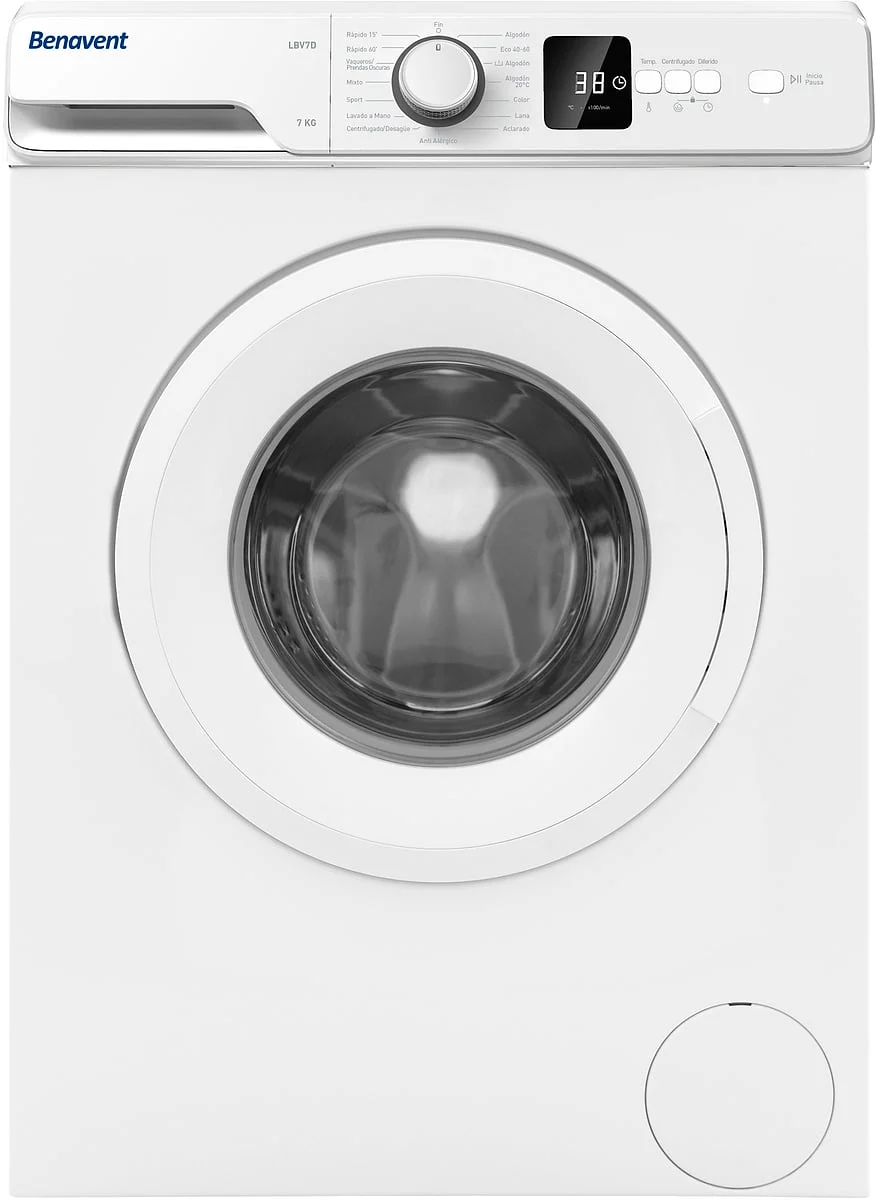 Lavadora Benavent LBV7D 7 Kg 1000 rpm Clase D