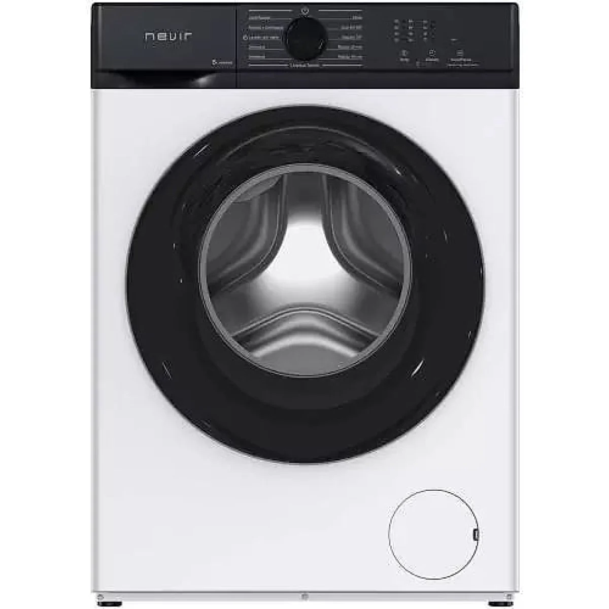 Lavadora Nevir WMFL1283INA 8 Kg 1200 rpm Clase A Vapor Blanca