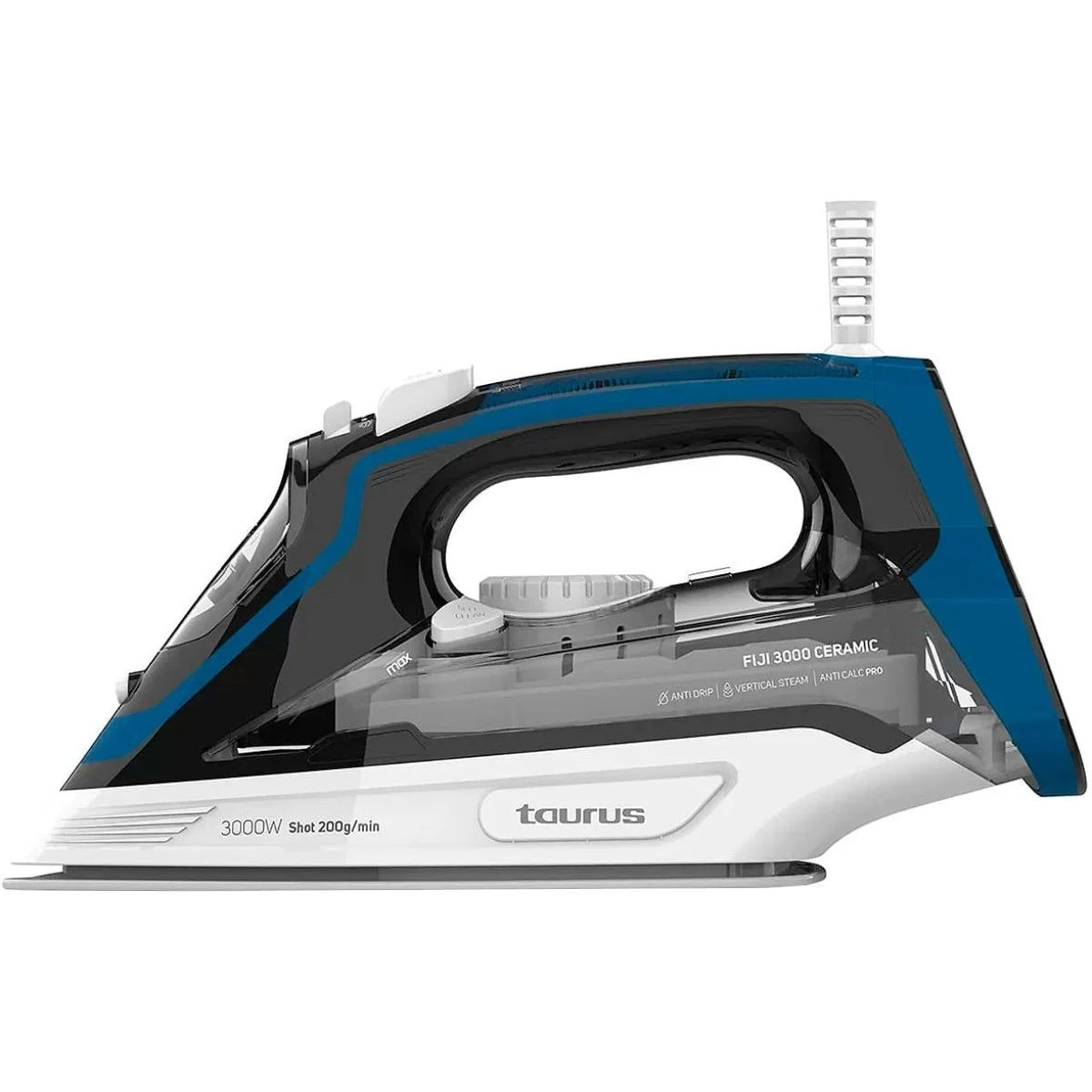 Plancha Taurus FIJI 3000 Suela Cerámica 3000 W 200 g/min Vapor Vertical
