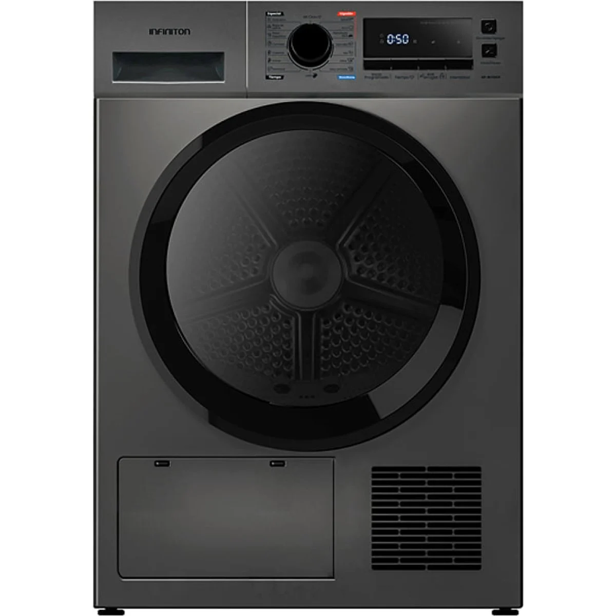 Secadora Infiniton SD-BC1DDX 10 Kg Bomba de Calor Inox