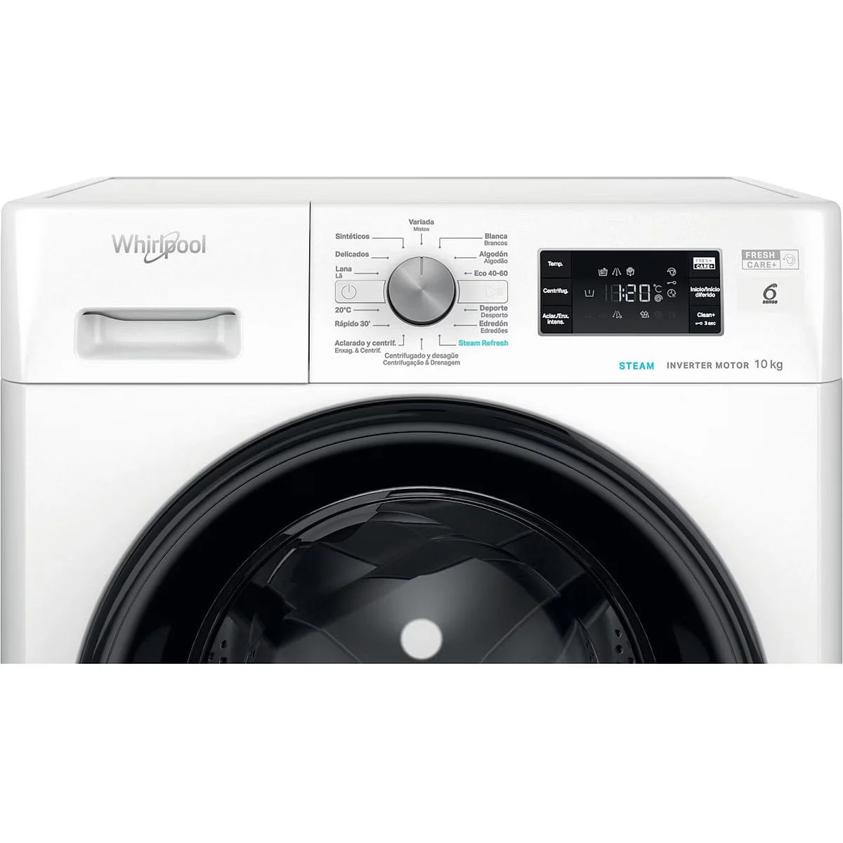 Lavadora Whirlpool FFB10489BV 10 Kg 1400 RPM Clase A Blanca