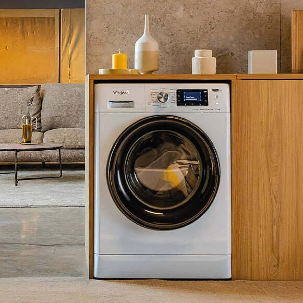 Lavadora Whirlpool FFB10489BV 10 Kg 1400 RPM Clase A Blanca
