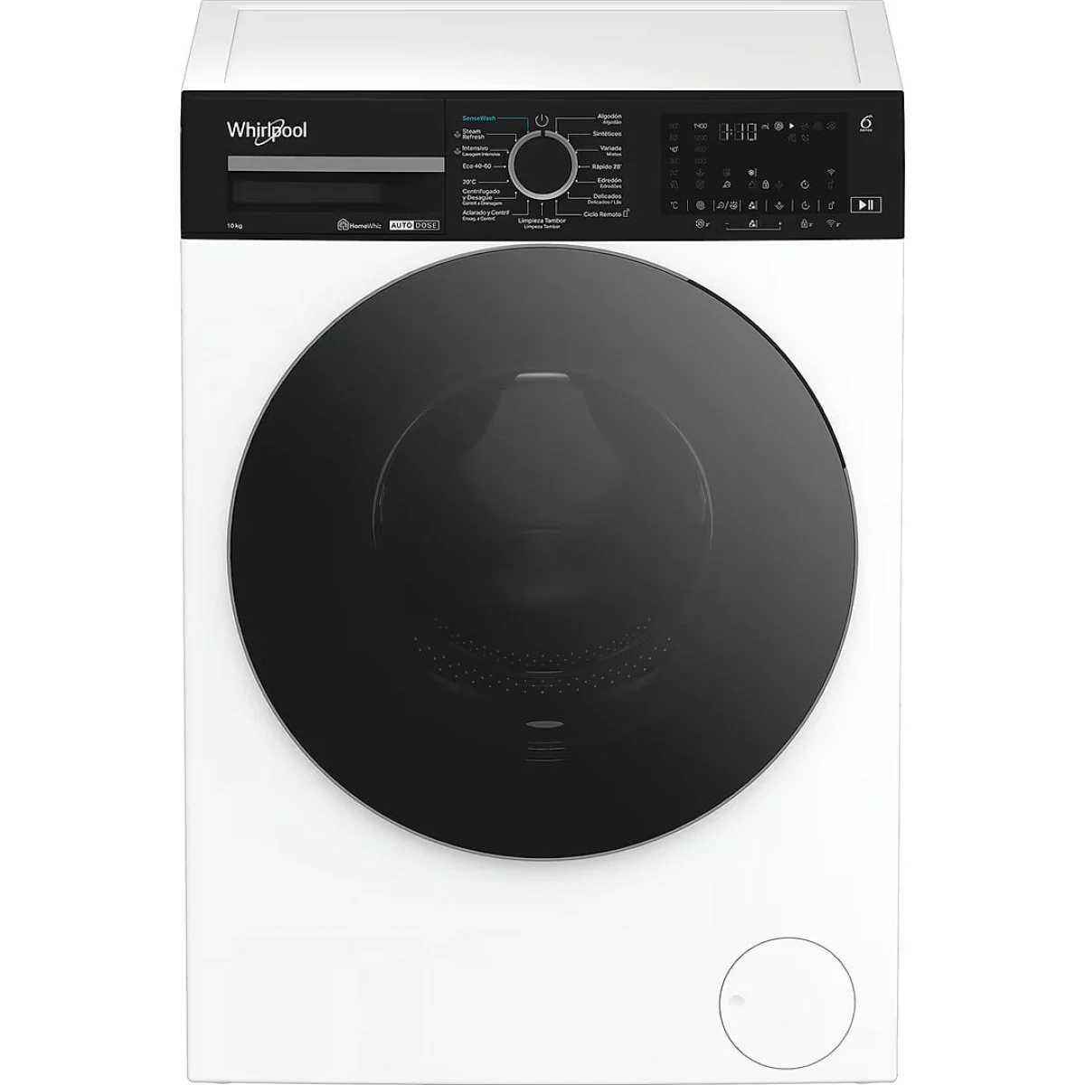 Lavadora Whirlpool WPM07WADS 10 Kg 1351 rpm Clase A Blanca
