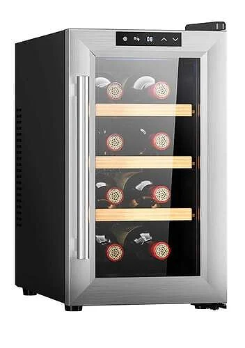 Vinoteca Cecotec GrandSommelier 830 CoolWood 8 Botellas Termoeléctrica Silenciosa