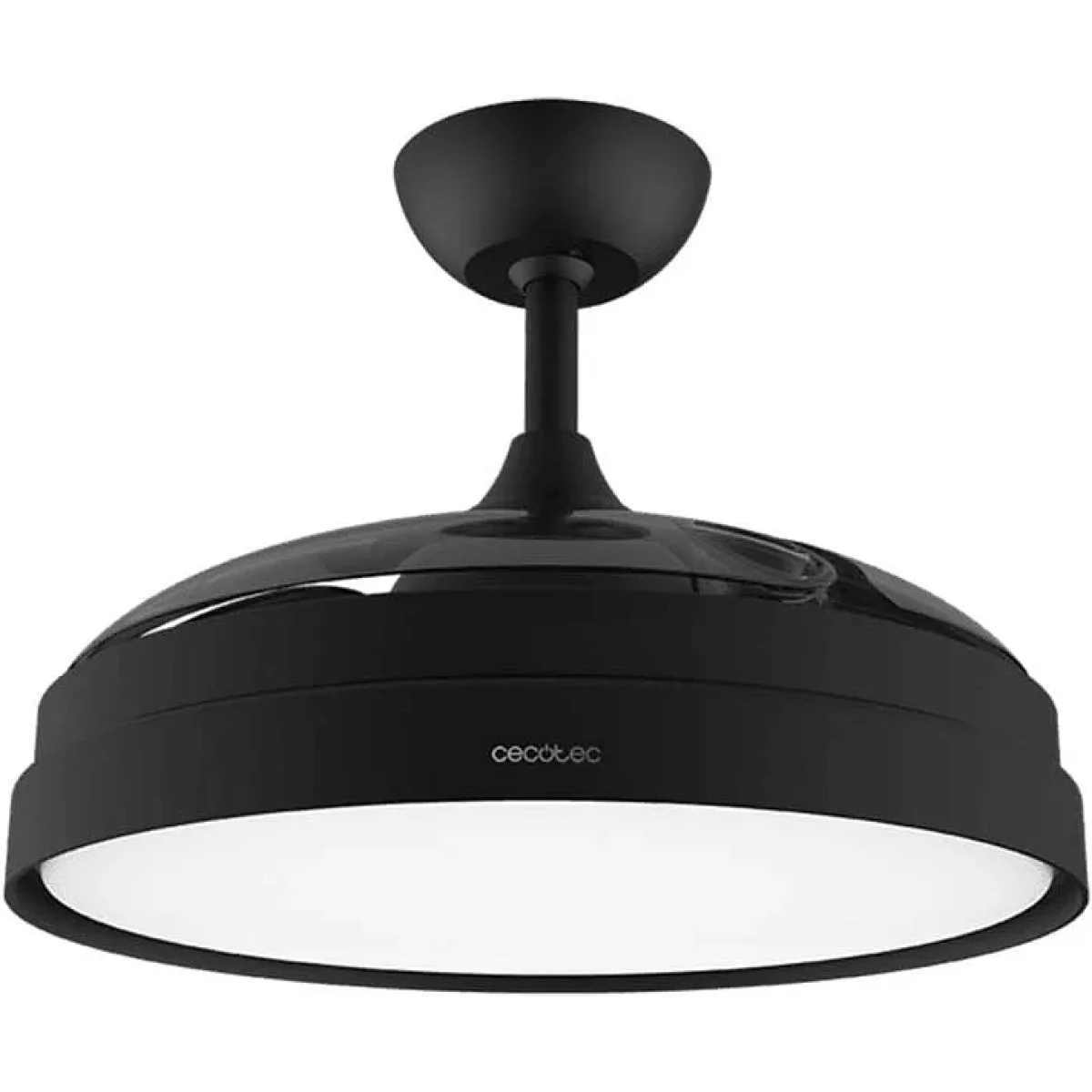 Ventilador de Techo Cecotec Aero 4280 Invisible Black 40 W 42" Luz Mando a Distancia