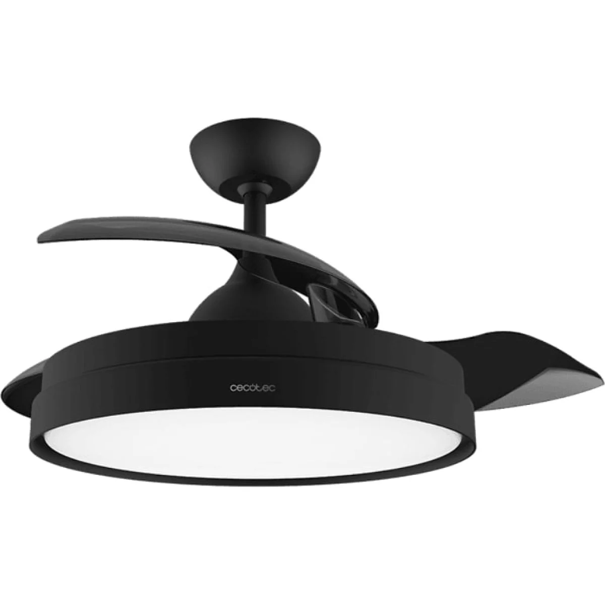Ventilador de Techo Cecotec Aero 4280 Invisible Black 40 W 42" Luz Mando a Distancia