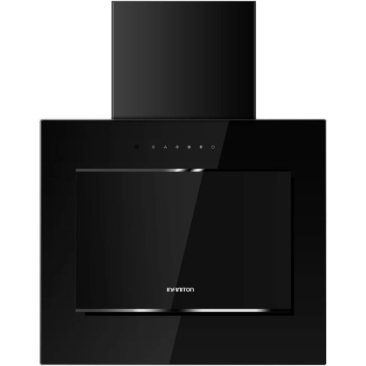 Campana Extractora Infiniton CMPT-A60I 800 m3/h 60 cm Negra Clase A