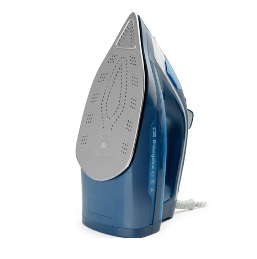 Plancha Vapor Orbegozo SV2685 2600W Suela Inox Negra/Azul