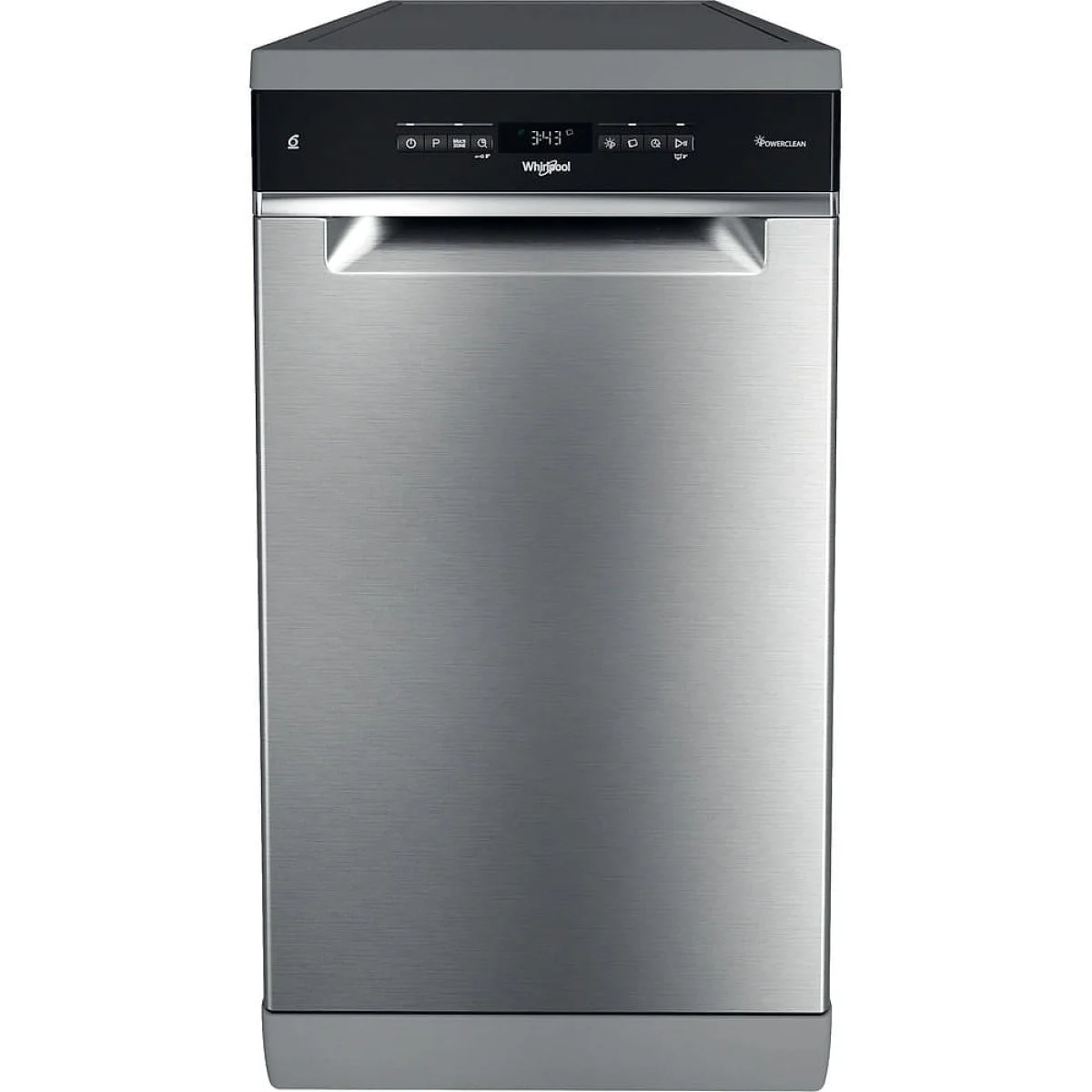Lavavajillas Whirlpool E 3º Ban 45 cm Inox 10 Cubiertos Clase E